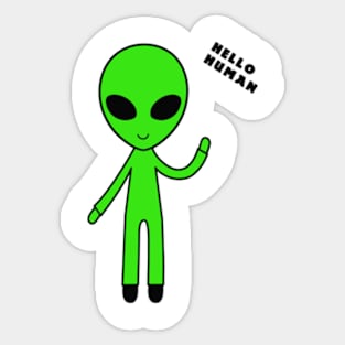 alien. Sticker